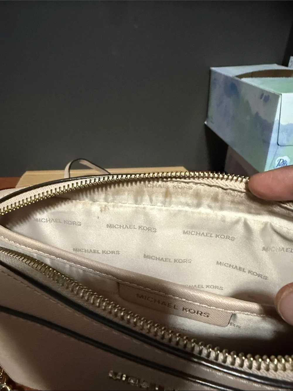 Michael Kors structured crossbody